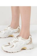 Damskie Sneakersy AURELIA WHITE/GOLD - Inello Inello