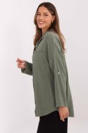 Koszula Damska Model MO-KS-9368.98 Khaki - Italy Moda Italy Moda