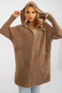 Płaszcz Damski Model MBM-PL-19905-1.96P Light Brown - MBM MBM