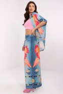 Spodnie Damskie Model DHJ-SP-19183-6.79 Blue - Italy Moda Italy Moda