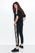 Spodnie Komplet Model NU392 Black - Numinou Numinou Spodnie Komplet Model NU392 Black - Numinou Numinou