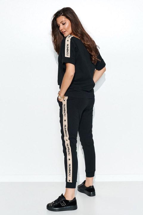 Spodnie Komplet Model NU392 Black - Numinou Numinou Spodnie Komplet Model NU392 Black - Numinou Numinou