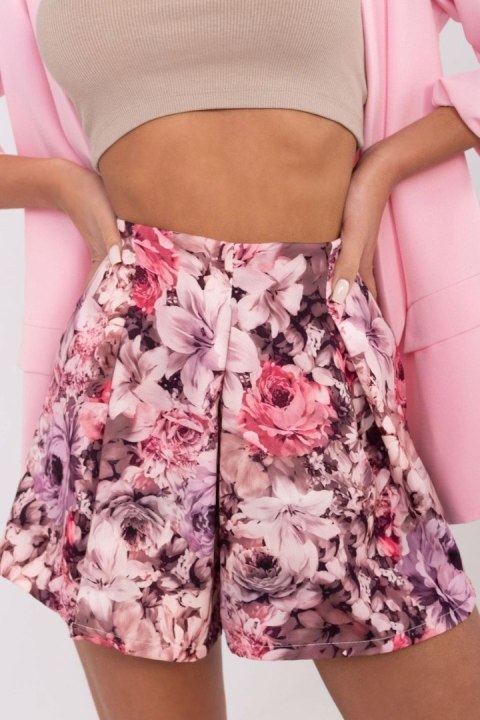 Spodnie Szorty Damskie Model MI-SN-2718041-1.85 Dark Pink - Italy Moda Italy Moda