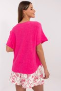 Sweter Damski Model MO-SW-0702.36 Fluo Pink - Italy Moda Italy Moda