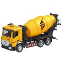 Betoniarka Pojazd Budowlany Metalowa Huina Żółta 1:50 HUINA Betoniarka Pojazd Budowlany Metalowa Huina Żółta 1:50 HUINA