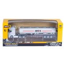 Ciężarówka Cysterna Metalowa Ruchome Elementy Biała 1:50 HUINA Ciężarówka Cysterna Metalowa Ruchome Elementy Biała 1:50 HUINA