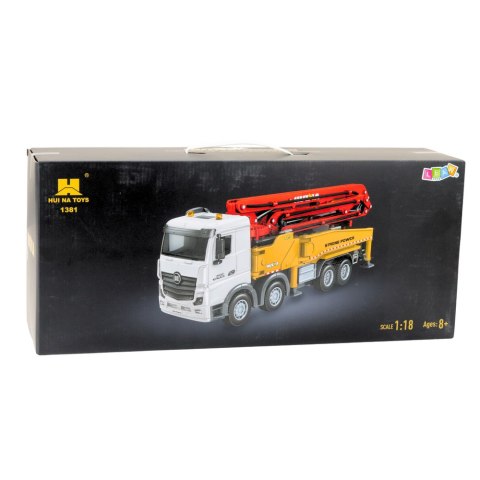Ciężarówka Pomogruszka Betonowa Zdalnie Sterowana RC Huina Żółta 1:18 HUINA