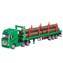 Ciężarówka Transport Drewna Metalowa Huina 1:50 Zielona HUINA Ciężarówka Transport Drewna Metalowa Huina 1:50 Zielona HUINA