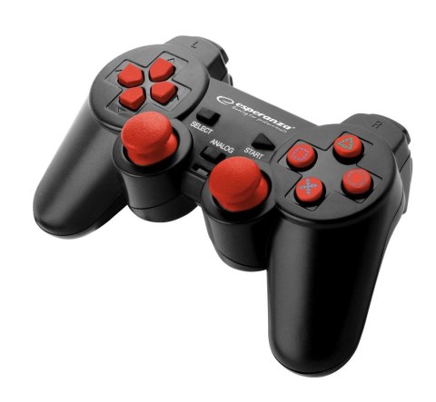 Gamepad PS2/PS3/PC USB Esperanza "Corsair" czarno/czerwony ESPERANZA