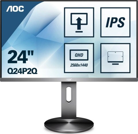 Monitor AOC 23,8" Q24P2Q VGA HDMI DP 4xUSB 3.1 głośniki AOC Monitor AOC 23,8" Q24P2Q VGA HDMI DP 4xUSB 3.1 głośniki AOC