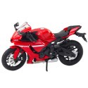 Motocykl Sportowy Metalowy Światła Dźwięki Czerwony R1 1:12 LEAN Toys Motocykl Sportowy Metalowy Światła Dźwięki Czerwony R1 1:12 LEAN Toys