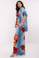 Spodnie Damskie Model DHJ-SP-19183-5.78 Blue - Italy Moda Italy Moda