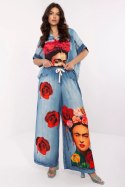 Spodnie Damskie Model DHJ-SP-19183-5.78 Blue - Italy Moda Italy Moda