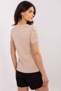 Tshirt Damski Model RV-TS-A518.39 Beige - Relevance Relevance Tshirt Damski Model RV-TS-A518.39 Beige - Relevance Relevance