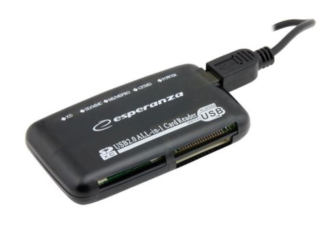 Uniwersalny czytnik Kart Pamięci Esperanza EA117 USB 2.0 ESPERANZA