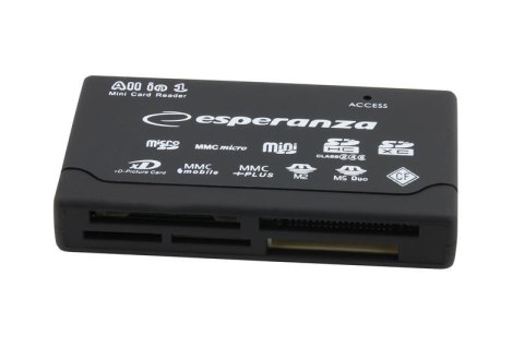 Uniwersalny czytnik Kart Pamięci Esperanza EA119 USB 2.0 ESPERANZA