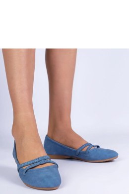 Baleriny Model Baronna N23-1002 Blue - PRIMO PRIMO