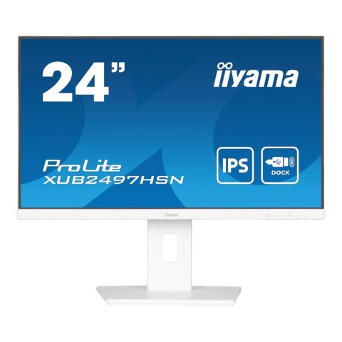 Monitor iiyama 23,8" ProLite XUB2497HSN-W1 IPS FHD 100Hz HDMI 2xDP HUB RJ-45 głośniki Iiyama Monitor iiyama 23,8" ProLite XUB2497HSN-W1 IPS FHD 100Hz HDMI 2xDP HUB RJ-45 głośniki Iiyama