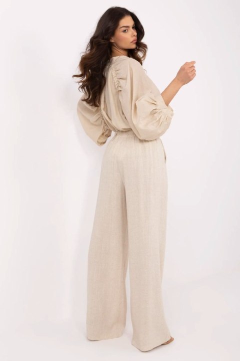 Spodnie Damskie Model NM-SP-Y0817.89 Beige - NM NM Spodnie Damskie Model NM-SP-Y0817.89 Beige - NM NM