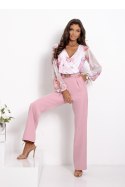 Spodnie Komplet Model Milano 01801. Dirty Pink/Flowers - With You With You Spodnie Komplet Model Milano 01801. Dirty Pink/Flowers - With You With You