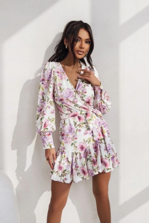 Sukienka Model Anna krótka 219836297 Wiosenny bukiet - LaBalancia LaBalancia