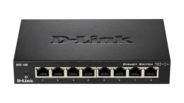 Switch niezarządzalny D-Link 8-portowy DGS-108 Metal Box 10/100/1000 Gigabit D-Link