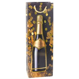 Torba Prezentowa Na Wino Butelkę Papierowa Szampan 35 x 12 x 9 cm LEAN