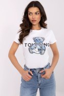 Tshirt Damski Model NM-TS-JX-09328.65P White/Blue - NM NM