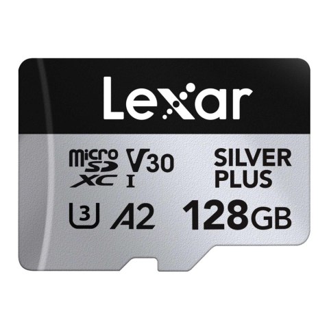 Karta pamięci Lexar microSDXC Silver Plus 128GB V30 UHS-I U3 A2 205/150MB/s Lexar Karta pamięci Lexar microSDXC Silver Plus 128GB V30 UHS-I U3 A2 205/150MB/s Lexar