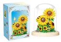Klocki Konstrukcyjne Kwiaty Słoneczniki W Kopule 633 el. LEAN Toys Klocki Konstrukcyjne Kwiaty Słoneczniki W Kopule 633 el. LEAN Toys