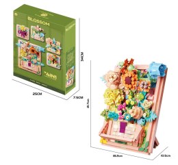 Klocki Konstrukcyjne Kwiaty w Ramce Kompozycje 4w1 882 el. LEAN Toys