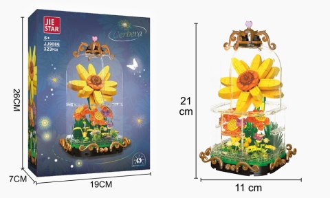 Klocki wieczny kwiat 323 el. Stator Klocki wieczny kwiat 323 el. Stator