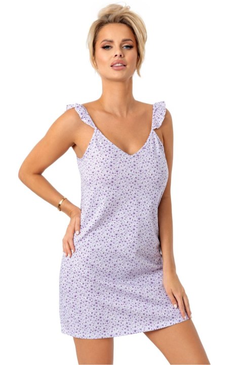 Koszulka nocna Koszula Nocna Model Fiorella Liliowy - Donna Donna
