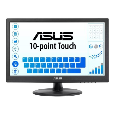 Monitor Asus 15,6" VT169HE Touch Monitor IPS FHD 60Hz HDMI VGA Asus