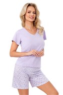 Piżama Damska Model Fiorella 1/2 Liliowy - Donna Donna Piżama Damska Model Fiorella 1/2 Liliowy - Donna Donna