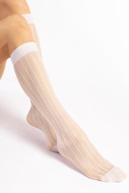 Podkolanówki Model Linea 15 Den White - Fiore Fiore