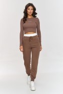 Spodnie Komplet Model A9 Mocca - Makadamia Makadamia