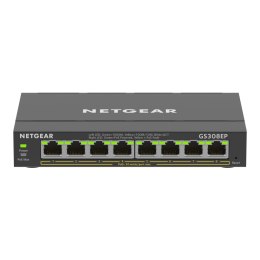 Switch niezarządzalny Netgear GS308EP 8x 100M/1G PoE+ 62W Netgear