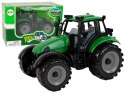 Mały Traktor Rolniczy Farmerski Otwierana Maska Czerwony 13 cm LEAN Toys