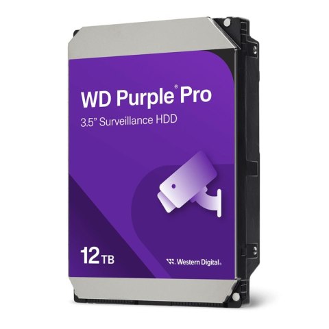 Dysk WD Purple™ Pro WD122PURP 12TB 3.5" 7200 512MB SATA III Western Digital Dysk WD Purple™ Pro WD122PURP 12TB 3.5" 7200 512MB SATA III Western Digital