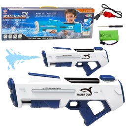Elektryczny Automatyczny Karabin Pistolet Na Wodę Biały 1000ml 61cm LEAN Toys