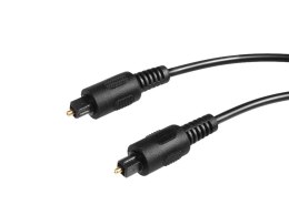 Kabel optyczny Maclean MCTV-639 Toslink (M) - Toslink (M), 1m, czarny Maclean