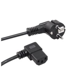 Kabel zasilający kątowy Maclean MCTV-803 3 pin 3m wtyk EU Maclean