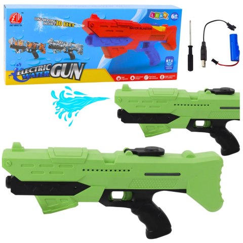 Karabin Na Wodę Elektryczny Automatyczny Zielony Zasięg 10m LEAN Toys Karabin Na Wodę Elektryczny Automatyczny Zielony Zasięg 10m LEAN Toys