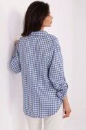 Koszula Damska Model MO-KS-1802.84 White/Blue - Italy Moda Italy Moda