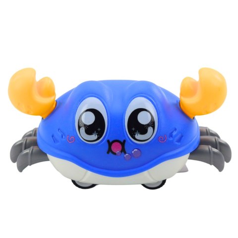 Krab Interaktywny Z Napędem Naciągiem Jeżdżący Kolorowe LEAN Toys