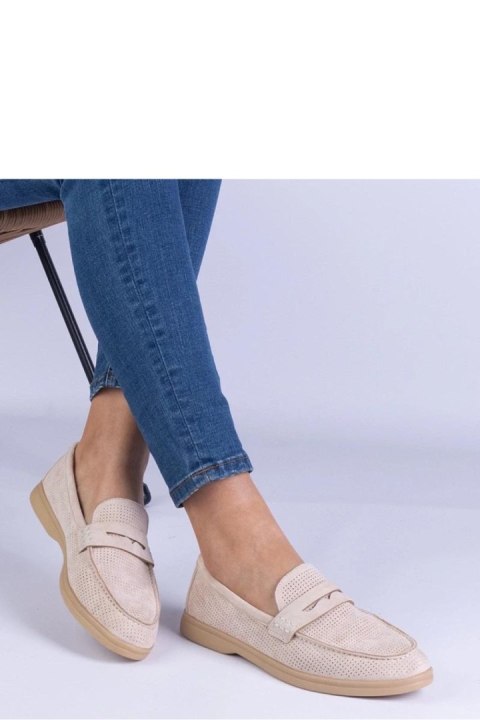 Mokasyny Model Argossa C717-8 Beige - PRIMO PRIMO Mokasyny Model Argossa C717-8 Beige - PRIMO PRIMO