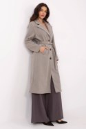 Płaszcz Damski Model MO-PL-1804.00 Grey/Beige - Italy Moda Italy Moda