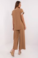 Spodnie Komplet Model DHJ-KMPL-9370.87 Camel - Italy Moda Italy Moda