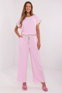Spodnie Komplet Model DHJ-KMPL-9370.87 Light Pink - Italy Moda Italy Moda